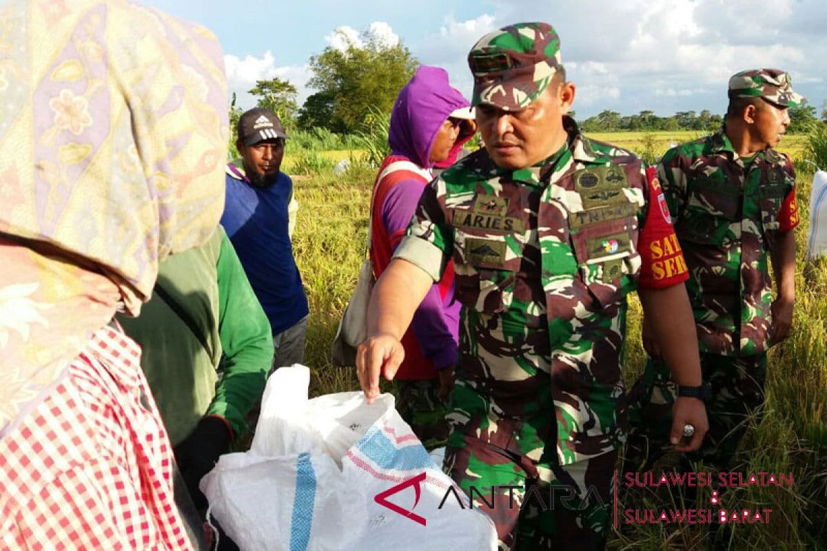 kasrem mamuju: tni tertibkan tengkulak di Enrekang